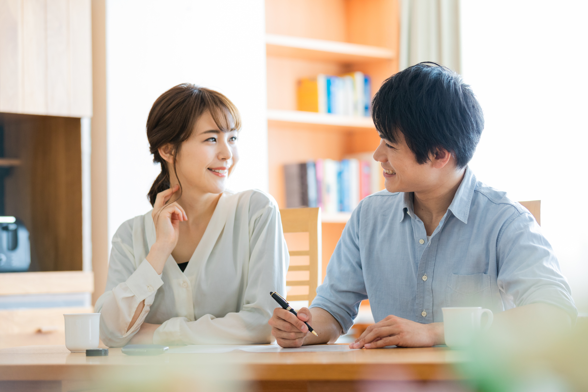 扶養の手続きの様子